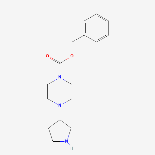 benzyl 4-pyrrolidin-3-ylpiperazine-1-carboxylate (CAS: 436852-08-3) - Related Chemical Product