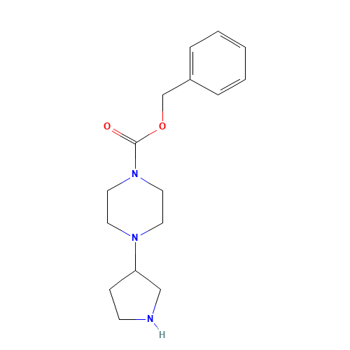 benzyl 4-pyrrolidin-3-ylpiperazine-1-carboxylate (CAS: 436852-08-3) - Related Chemical Product
