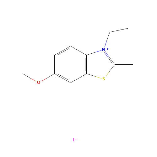 3-ethyl-6-methoxy-2-methyl-1,3-benzothiazol-3-ium;iodide (CAS: 76328-38-6) - Related Chemical Product