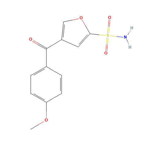 4-(4-methoxybenzoyl)furan-2-sulfonamide (CAS: 118993-61-6) - Related Chemical Product