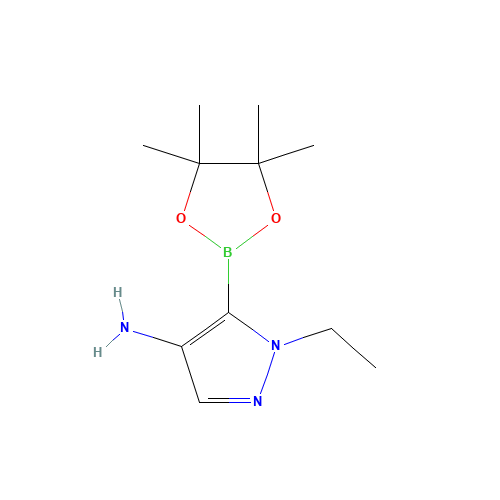 1-ethyl-5-(4,4,5,5-tetramethyl-1,3,2-dioxaborolan-2-yl)pyrazol-4-amine (CAS: 948593-46-2) - Related Chemical Product