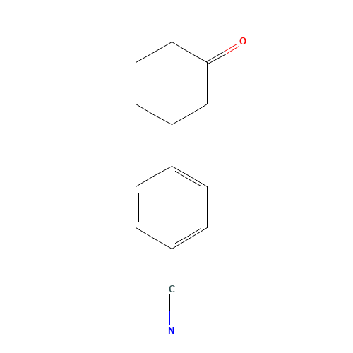 4-(3-oxocyclohexyl)benzonitrile (CAS: 123732-09-2) - Related Chemical Product