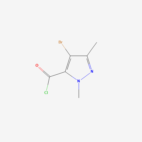 4-bromo-2,5-dimethylpyrazole-3-carbonyl chloride (CAS: 119169-62-9) - Related Chemical Product