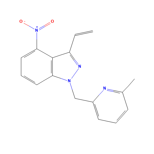 3-ethenyl-1-[(6-methylpyridin-2-yl)methyl]-4-nitroindazole (CAS: 1313409-16-3) - Related Chemical Product