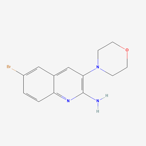 6-bromo-3-morpholin-4-ylquinolin-2-amine (CAS: 1319196-51-4) - Related Chemical Product