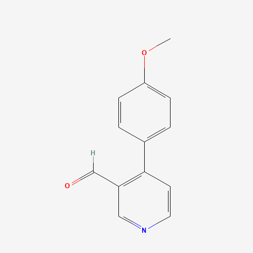 4-(4-methoxyphenyl)pyridine-3-carbaldehyde (CAS: 404338-70-1) - Chemical Structure and Molecular Formula 