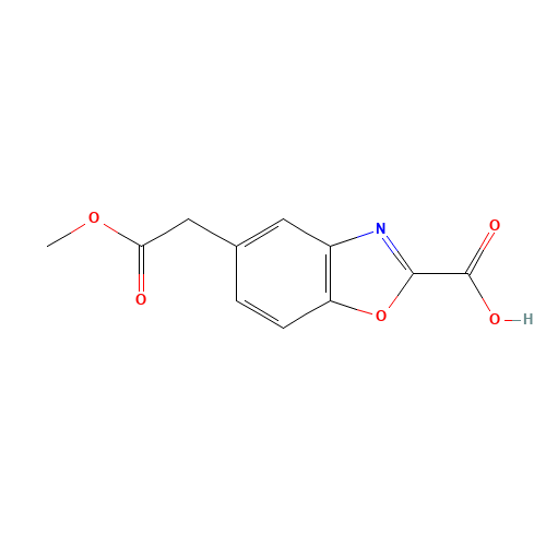 5-(2-methoxy-2-oxoethyl)-1,3-benzoxazole-2-carboxylic acid (CAS: 1227406-88-3) - Related Chemical Product