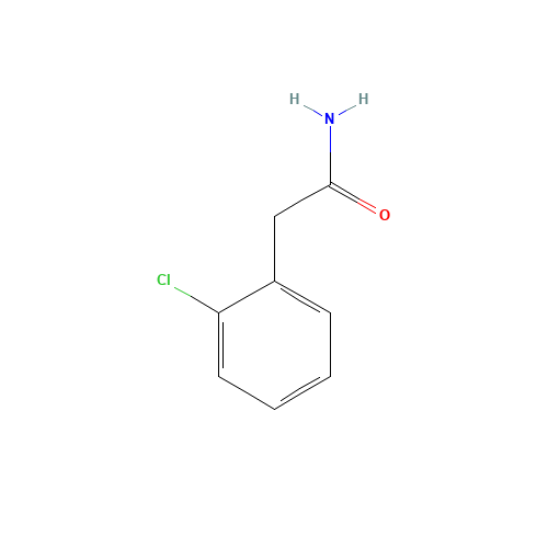 2-(2-chlorophenyl)acetamide (CAS: 10268-06-1) - Chemical Structure and Molecular Formula 