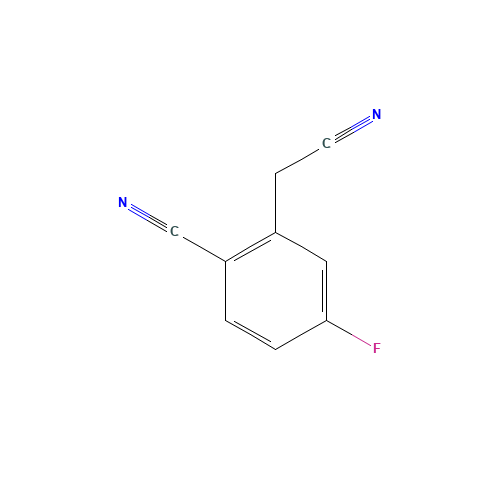 2-(cyanomethyl)-4-fluorobenzonitrile (CAS: 1000540-75-9) - Related Chemical Product
