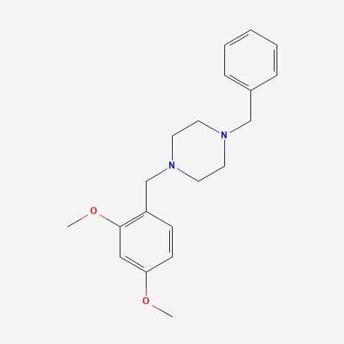 1-benzyl-4-[(2,4-dimethoxyphenyl)methyl]piperazine (CAS: 355396-01-9) - Related Chemical Product