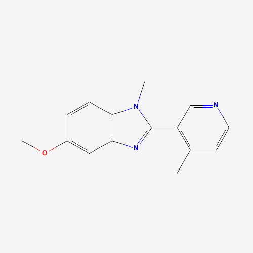 5-methoxy-1-methyl-2-(4-methylpyridin-3-yl)benzimidazole (CAS: 1356483-23-2) - Related Chemical Product