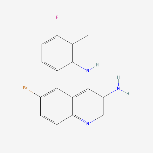 6-bromo-4-N-(3-fluoro-2-methylphenyl)quinoline-3,4-diamine (CAS: 1406109-04-3) - Related Chemical Product
