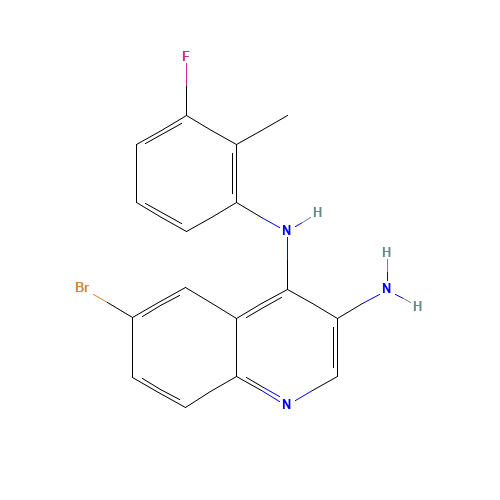 6-bromo-4-N-(3-fluoro-2-methylphenyl)quinoline-3,4-diamine (CAS: 1406109-04-3) - Related Chemical Product