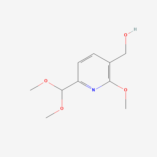 [6-(dimethoxymethyl)-2-methoxypyridin-3-yl]methanol (CAS: 1310948-48-1) - Related Chemical Product