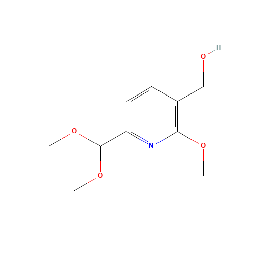 [6-(dimethoxymethyl)-2-methoxypyridin-3-yl]methanol (CAS: 1310948-48-1) - Related Chemical Product