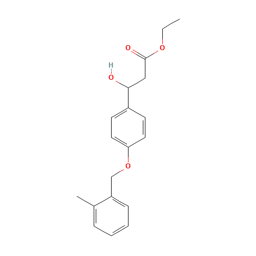 ethyl 3-hydroxy-3-[4-[(2-methylphenyl)methoxy]phenyl]propanoate (CAS: 1202576-93-9) - Related Chemical Product