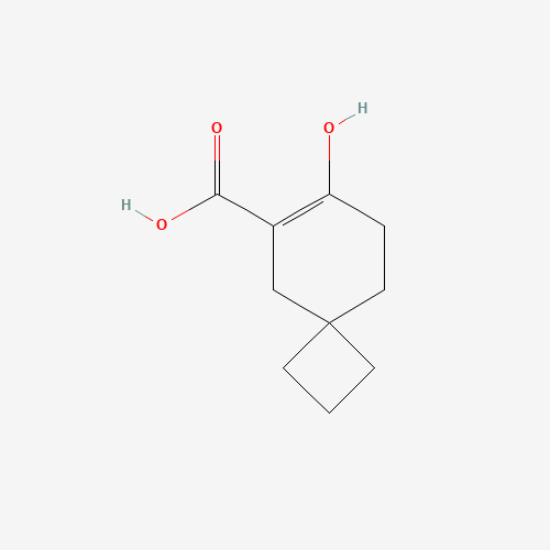 7-hydroxyspiro[3.5]non-7-ene-8-carboxylic acid (CAS: 1424995-18-5) - Chemical Structure and Molecular Formula 