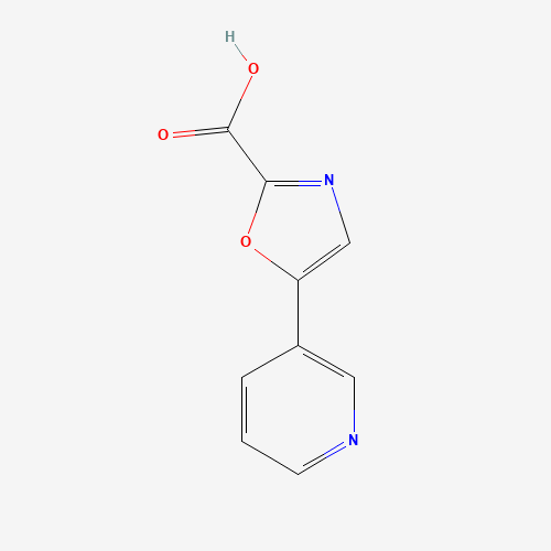 5-pyridin-3-yl-1,3-oxazole-2-carboxylic acid (CAS: 857521-74-5) - Related Chemical Product