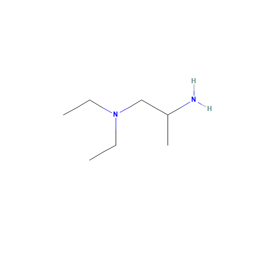 1-N,1-N-diethylpropane-1,2-diamine (CAS: 14642-66-1) - Chemical Structure and Molecular Formula 
