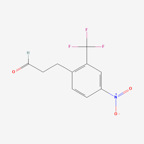 3-[4-nitro-2-(trifluoromethyl)phenyl]propanal (CAS: 924909-34-2) - Related Chemical Product