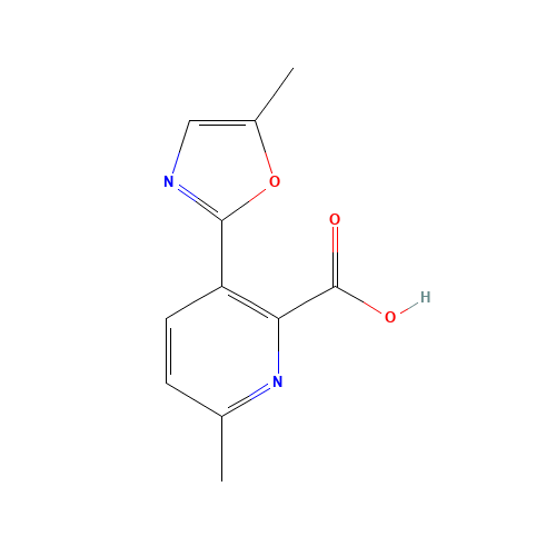 6-methyl-3-(5-methyl-1,3-oxazol-2-yl)pyridine-2-carboxylic acid (CAS: 1228431-44-4) - Related Chemical Product