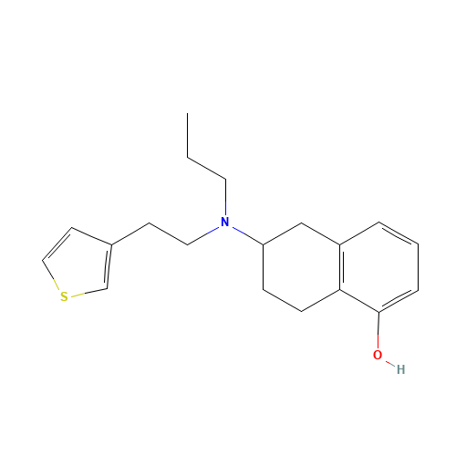 6-[propyl(2-thiophen-3-ylethyl)amino]-5,6,7,8-tetrahydronaphthalen-1-ol (CAS: 102121-00-6) - Related Chemical Product