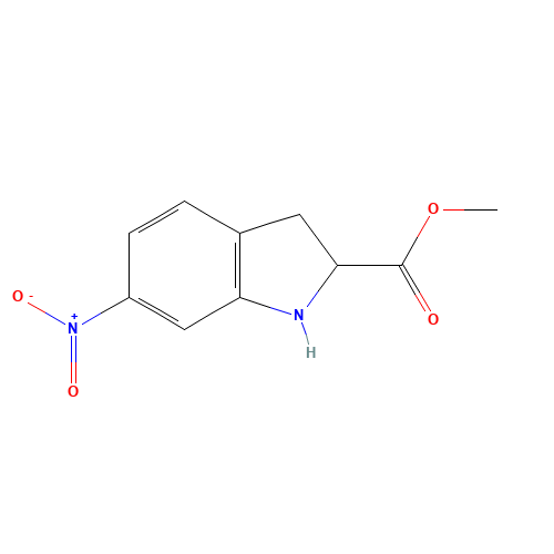 methyl 6-nitro-2,3-dihydro-1H-indole-2-carboxylate (CAS: 1239588-08-9) - Related Chemical Product