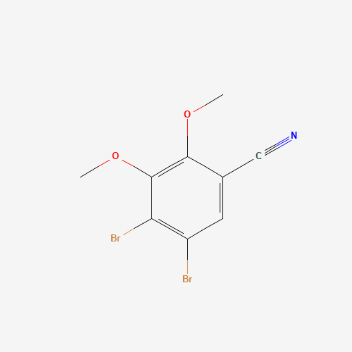 4,5-dibromo-2,3-dimethoxybenzonitrile (CAS: 1017781-41-7) - Chemical Structure and Molecular Formula 