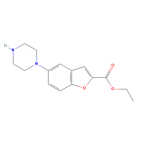 ethyl 5-piperazin-1-yl-1-benzofuran-2-carboxylate (CAS: 163521-20-8) - Related Chemical Product