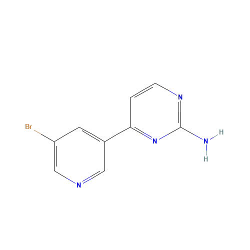 4-(5-bromopyridin-3-yl)pyrimidin-2-amine (CAS: 913322-73-3) - Related Chemical Product