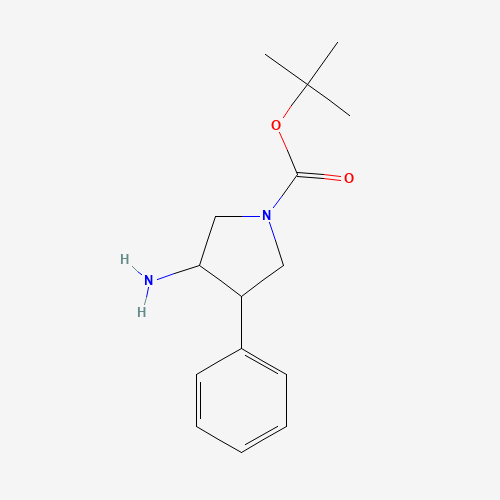 tert-butyl 3-amino-4-phenylpyrrolidine-1-carboxylate (CAS: 1187173-17-6) - Related Chemical Product