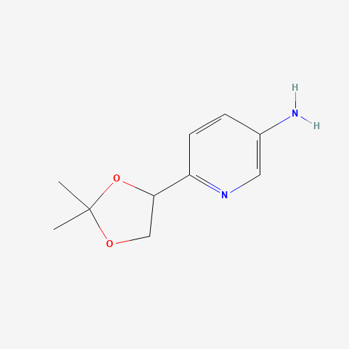 6-(2,2-dimethyl-1,3-dioxolan-4-yl)pyridin-3-amine (CAS: 1419604-69-5) - Related Chemical Product