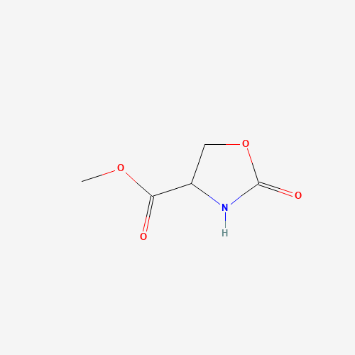 methyl 2-oxo-1,3-oxazolidine-4-carboxylate (CAS: 96751-61-0) - Chemical Structure and Molecular Formula 