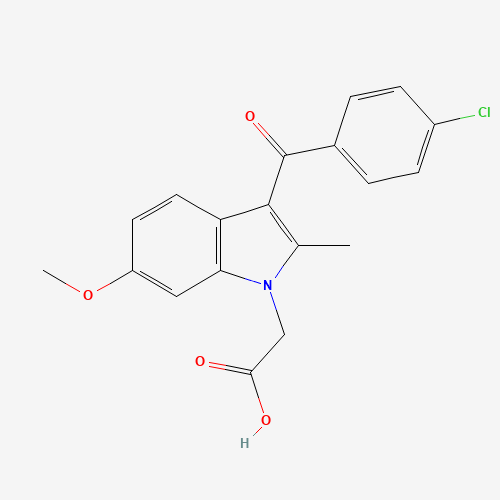 2-[3-(4-chlorobenzoyl)-6-methoxy-2-methylindol-1-yl]acetic acid (CAS: 25803-14-9) - Related Chemical Product