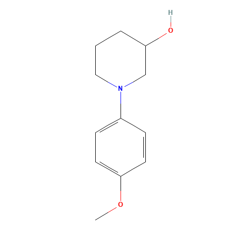 1-(4-methoxyphenyl)piperidin-3-ol (CAS: 39104-03-5) - Related Chemical Product