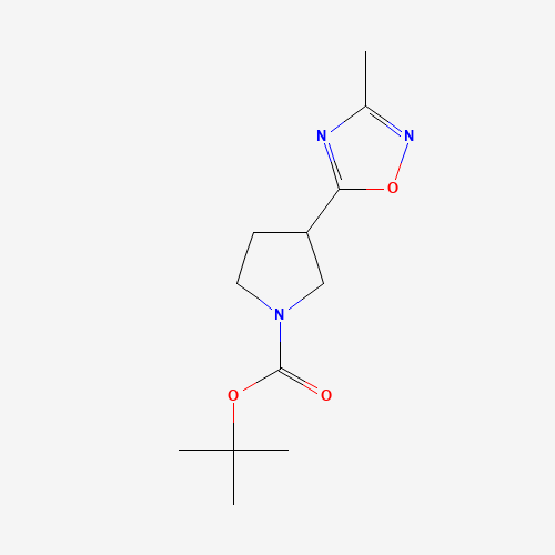 tert-butyl 3-(3-methyl-1,2,4-oxadiazol-5-yl)pyrrolidine-1-carboxylate (CAS: 1121057-53-1) - Related Chemical Product
