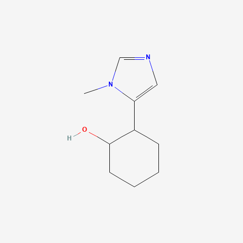 2-(3-methylimidazol-4-yl)cyclohexan-1-ol (CAS: 1450597-17-7) - Chemical Structure and Molecular Formula 