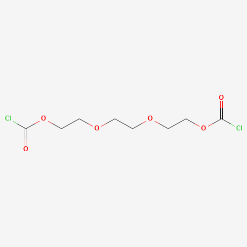 2-[2-(2-carbonochloridoyloxyethoxy)ethoxy]ethyl carbonochloridate (CAS: 17134-17-7) - Chemical Structure and Molecular Formula 