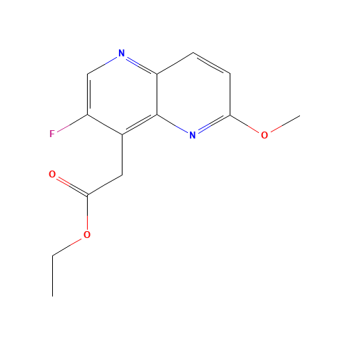 ethyl 2-(3-fluoro-6-methoxy-1,5-naphthyridin-4-yl)acetate (CAS: 1207621-43-9) - Related Chemical Product