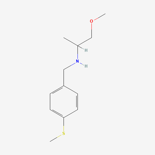1-methoxy-N-[(4-methylsulfanylphenyl)methyl]propan-2-amine (CAS: 436099-59-1) - Related Chemical Product