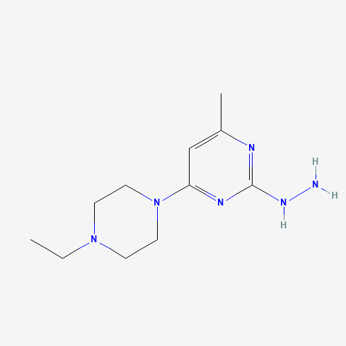 [4-(4-ethylpiperazin-1-yl)-6-methylpyrimidin-2-yl]hydrazine (CAS: 1372798-85-0) - Related Chemical Product