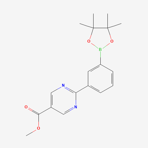 methyl 2-[3-(4,4,5,5-tetramethyl-1,3,2-dioxaborolan-2-yl)phenyl]pyrimidine-5-carboxylate (CAS: 1314390-06-1) - Related Chemical Product