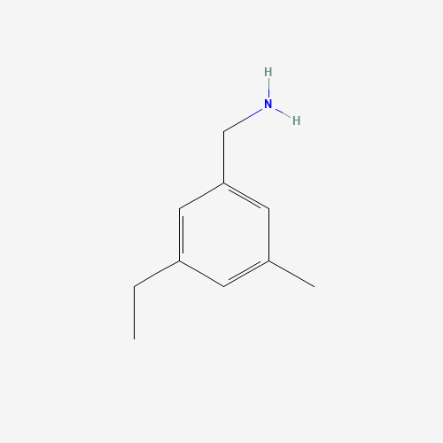 (3-ethyl-5-methylphenyl)methanamine (CAS: 1314906-70-1) - Chemical Structure and Molecular Formula 