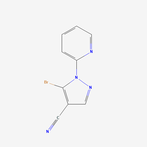 5-bromo-1-pyridin-2-ylpyrazole-4-carbonitrile (CAS: 1269290-97-2) - Related Chemical Product