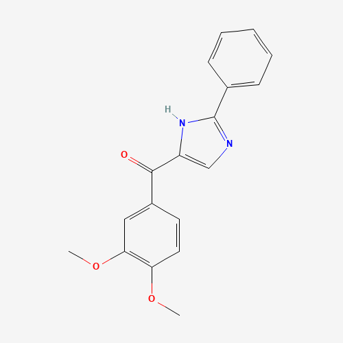 (3,4-dimethoxyphenyl)-(2-phenyl-1H-imidazol-5-yl)methanone (CAS: 1253697-88-9) - Related Chemical Product