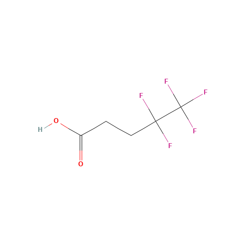 4,4,5,5,5-pentafluoropentanoic acid (CAS: 3637-31-8) - Chemical Structure and Molecular Formula 