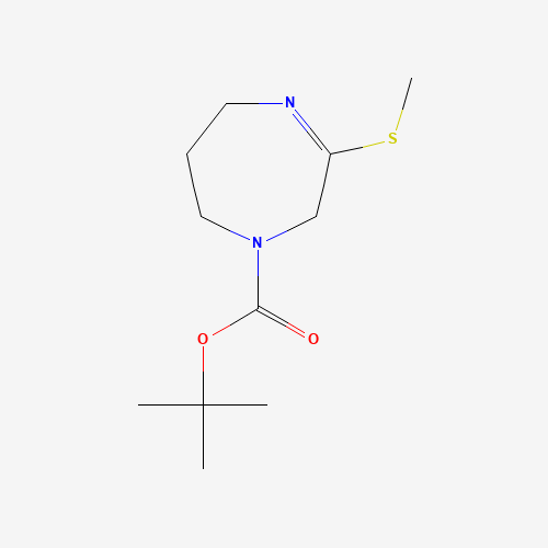 tert-butyl 3-methylsulfanyl-2,5,6,7-tetrahydro-1,4-diazepine-1-carboxylate (CAS: 1268521-77-2) - Related Chemical Product