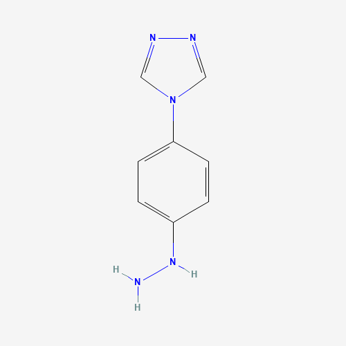 [4-(1,2,4-triazol-4-yl)phenyl]hydrazine (CAS: 154594-16-8) - Related Chemical Product