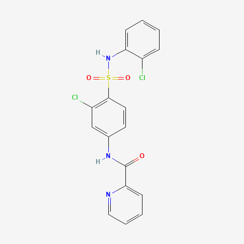 N-[3-chloro-4-[(2-chlorophenyl)sulfamoyl]phenyl]pyridine-2-carboxamide (CAS: 1246086-78-1) - Related Chemical Product