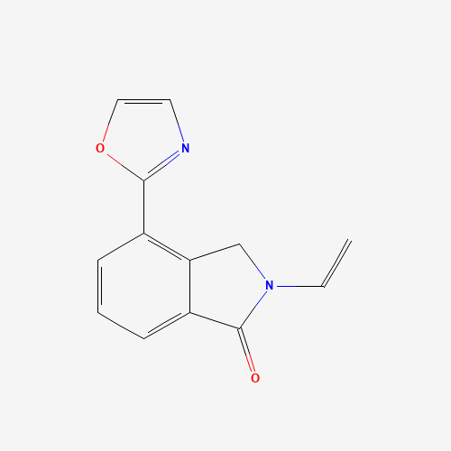 2-ethenyl-4-(1,3-oxazol-2-yl)-3H-isoindol-1-one (CAS: 1374105-89-1) - Chemical Structure and Molecular Formula 